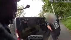 Source-feed image associated with Watch: Driver gives lift to armed officer chasing suspect