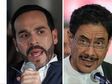 Source-feed image associated with Colombians vote in a presidential runoff that pits an outsider against a progressive