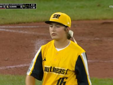 Source-feed image associated with WATCH: Kinley Rasmus ends record-setting run at the Little League World Series