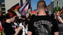 Source-feed image associated with Almost 60,000 far-right extremists in Germany, intelligence agency says