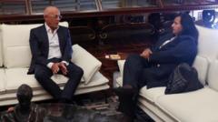 Source-feed image associated with Venezuela government to launch formal talks with opposition members