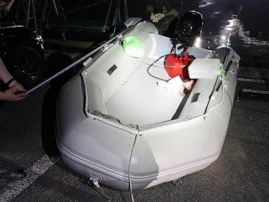 Source-feed image associated with Chinese dissident who fled by dinghy to South Korea arrives in Canada, his friend says