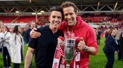 Image from linked report: Ryan Reynolds and Rob Mac buy historic Wrexham football pub