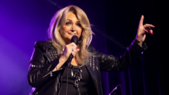 Source-feed image associated with Bonnie Tyler out of coma but 'very unwell' after emergency surgery