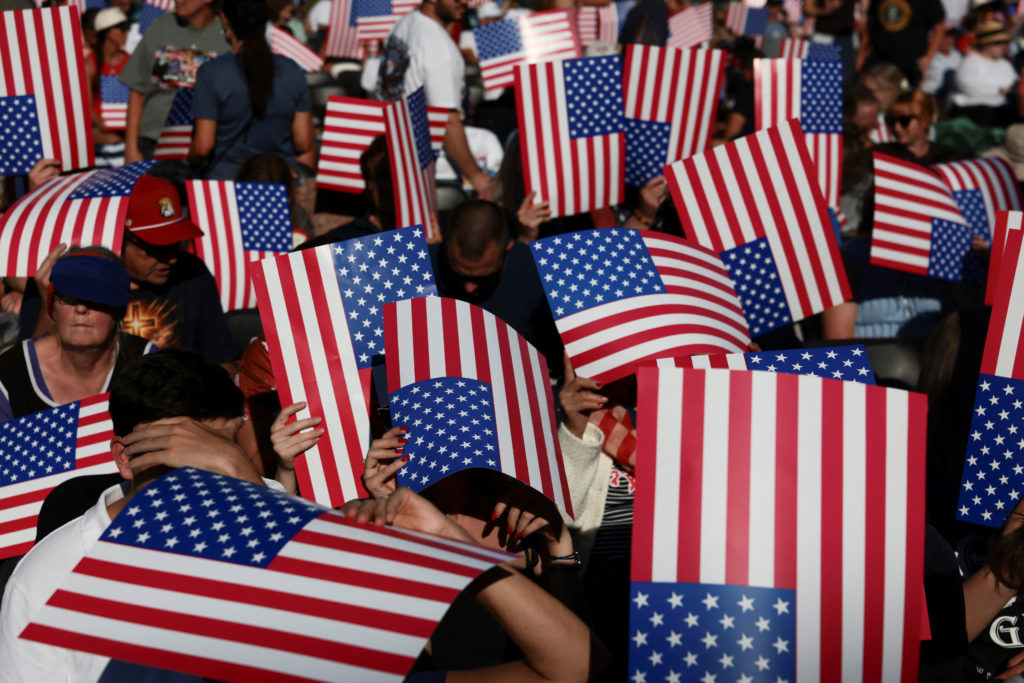 Source-feed image associated with Poll: Most Americans think the U.S. has strayed from its founding principles