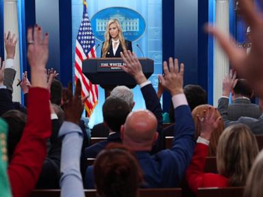 Image from linked report: Katie Zacharia's debut shows the pitfalls and possibilities of White House press secretary's role