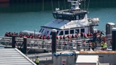 Image from linked report: Small boat migrant arrivals reach 781 in one day, breaking 2026 record