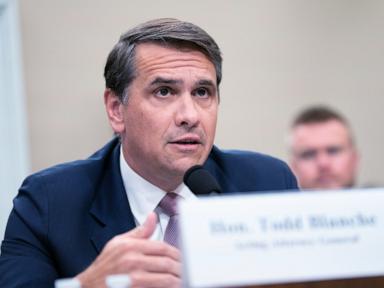 Source-feed image associated with Trump expected to nominate Todd Blanche as attorney general soon: Sources