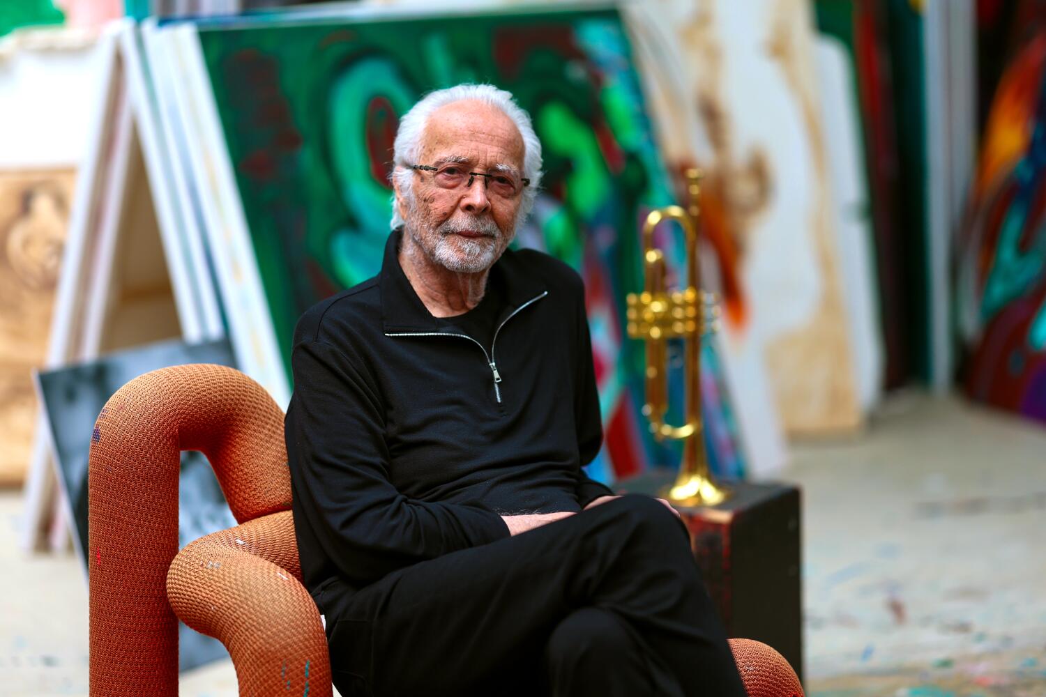 Source-feed image associated with Herb Alpert on the question in his head and the sadness in his horn
