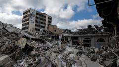Source-feed image associated with Israel and Lebanon sign framework agreement after US-brokered talks