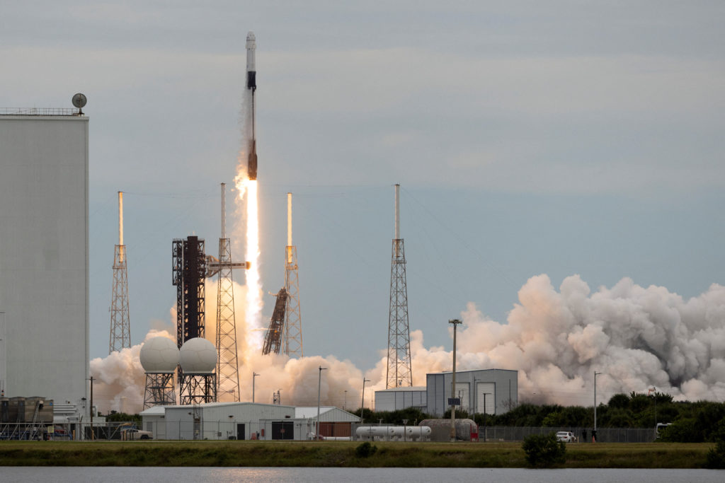 Image from linked report: WATCH: NASA launches Crew-13 to International Space Station