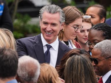 Source-feed image associated with Newsom urges a national 'billionaires' tax' while fighting one in California