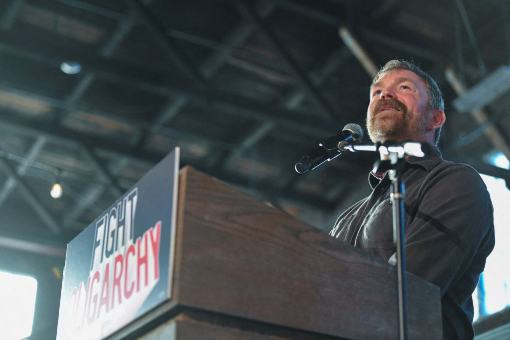 Source-feed image associated with Graham Platner to hold Maine rally with Rep. Ro Khanna as scandals shake up campaign
