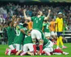 Source-feed image associated with Mexico end World Cup knockout drought with last-32 win over Ecuador in Azteca cauldron