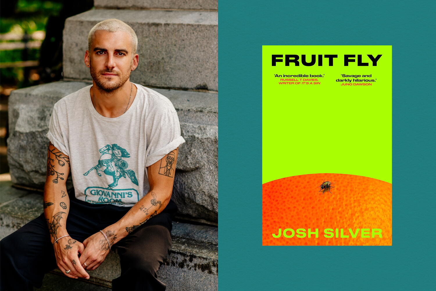 Source-feed image associated with The secret to Josh Silver's bestselling book 'Fruit Fly'? Go gay. Go sad. Go dark.