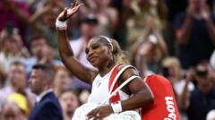 Source-feed image associated with 120mph serves but movement a struggle - how did Williams' return go?
