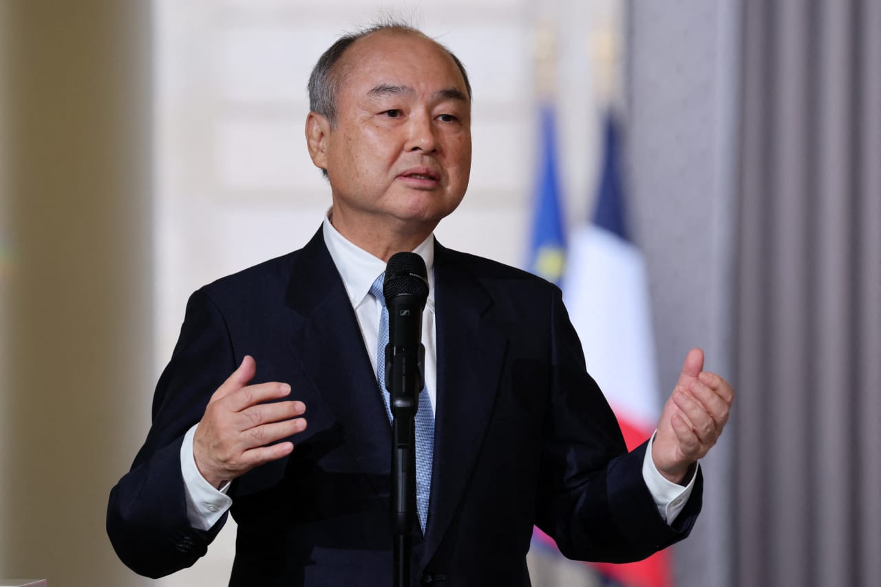 Source-feed image associated with Here’s why shares in SoftBank, no longer Japan’s most valuable, have fallen by a fifth in the last week