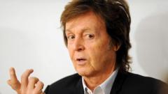 Source-feed image associated with Paul McCartney on playing guitar with Paul Mescal: 'He knew it better than I did!'