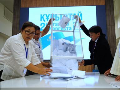 Source-feed image associated with Kazakhstan's pro-government party wins parliamentary election