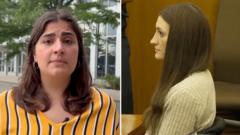 Source-feed image associated with Watch: Inside court as Lindsay Clancy's lawyer asks judge to remove juror