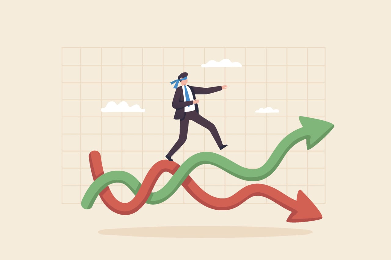 Image from linked report: This rare stock-market divide means an elevated chance of a big surge — or a deep plunge