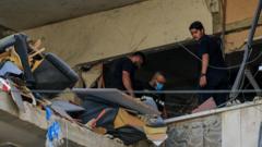 Source-feed image associated with Israel strikes Beirut suburb days after US-brokered truce