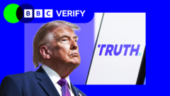 Source-feed image associated with We analysed thousands of Trump's posts - here's what we found