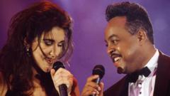 Source-feed image associated with Celine Dion 'heartbroken' by death of Beauty and the Beast singer Peabo Bryson