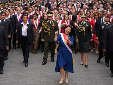 Source-feed image associated with Peru swears in new president and other top photos from Latin America, Caribbean
