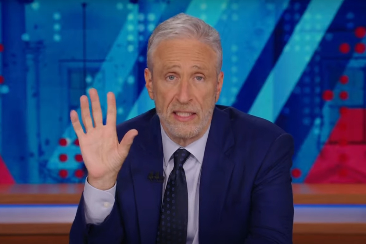 Image from linked report: Jon Stewart’s ‘Daily Show’ Skips David Ellison-Skydance News to Take on AI