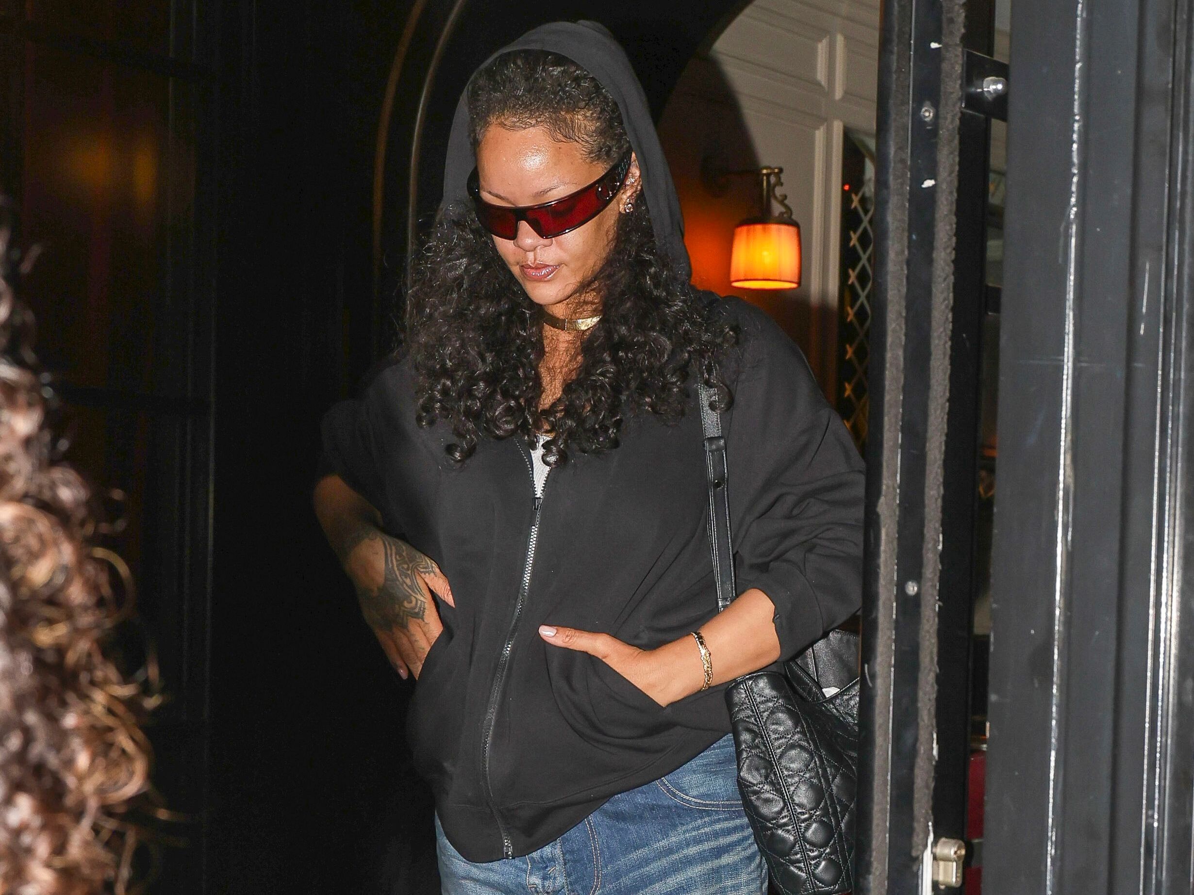 Source-feed image associated with Rihanna Introduces a New Fashion Statement—the Skean (Skirt-Jean)