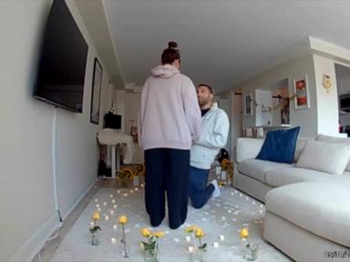 Source-feed image associated with WATCH: 'What is wrong with you?' Couple's marriage proposal goes viral