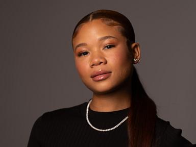 Source-feed image associated with Actor Storm Reid hopes music reveals another side, introducing listeners to the real her