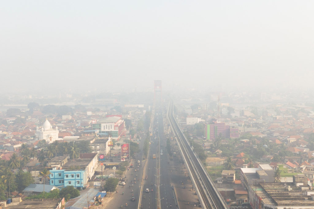 Source-feed image associated with Indonesian police arrest 72 people suspected of starting forest fires