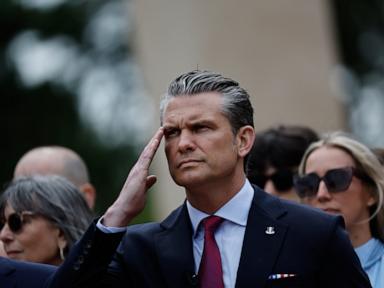 Source-feed image associated with Hegseth invokes immigration and ‘invasion’ in D-Day speech in France