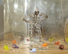 Image from linked report: Turner prize review – soulful cyborgs go into battle with a stack of massive Hobnobs