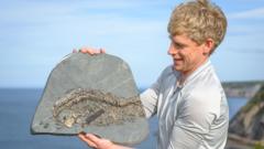 Source-feed image associated with Mountaineer who began fossil hunting after near-death experience discovers rare 'sea dragon'