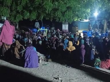 Source-feed image associated with Nigerian army frees 360 abducted people in northeastern Borno state