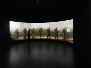 Source-feed image associated with Photos show North and South Korea still divided 73 years after the armistice