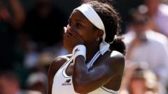 Source-feed image associated with Coco Gauff beats fellow American Pegula to reach first Wimbledon semi-final