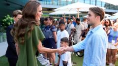 Source-feed image associated with Arthur Fery invites Prince George and Princess Charlotte to play tennis