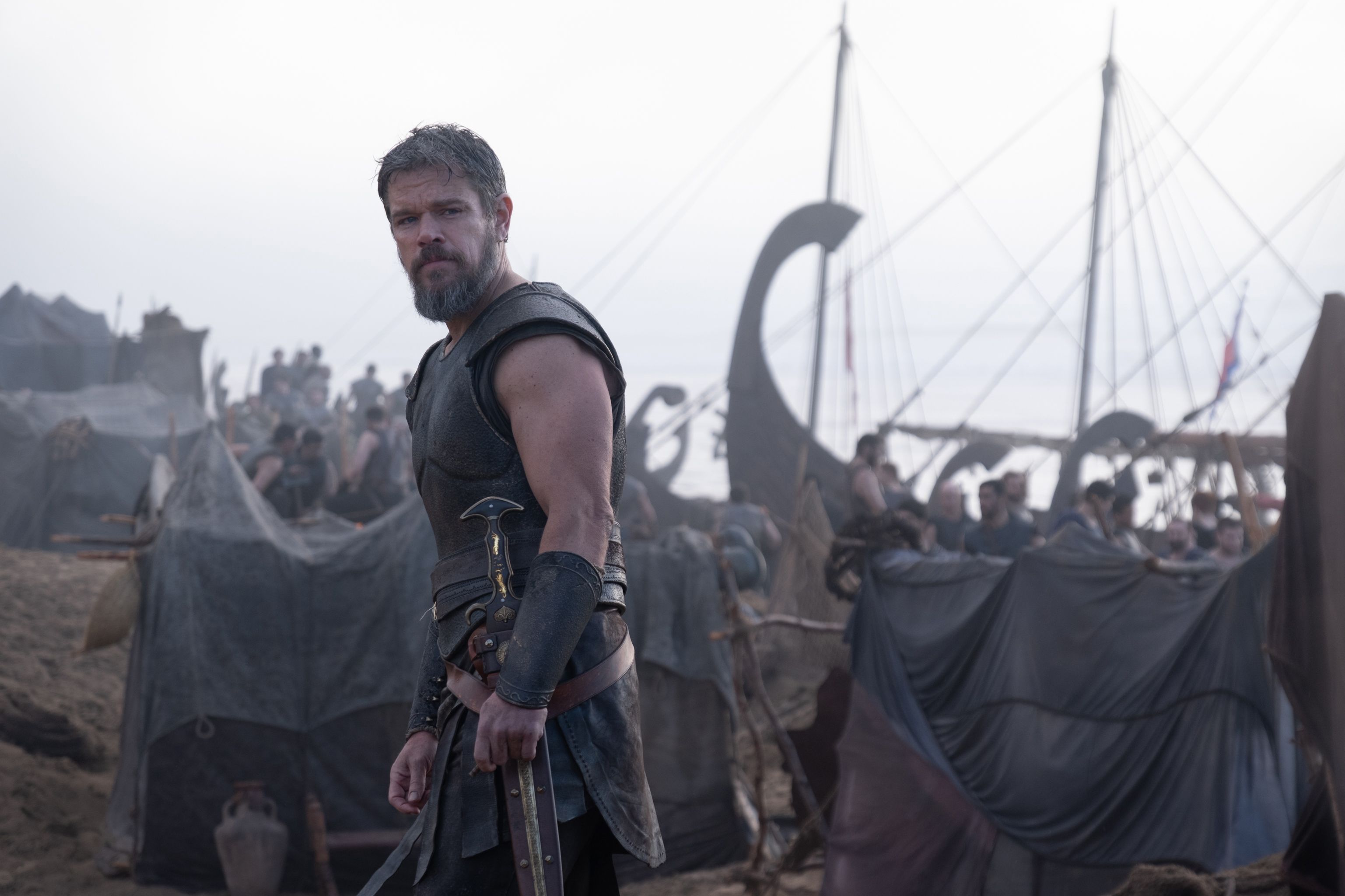 Source-feed image associated with The Bodyssey: How Matt Damon Got in Greek-Statue Shape for ‘The Odyssey’
