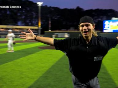 Source-feed image associated with WATCH: Viral teen umpire goes ‘Bananas’