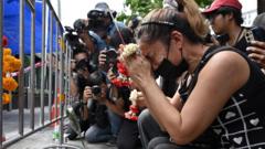 Source-feed image associated with Bangkok fire investigation finds locked doors and flammable decor as deaths climb to 30