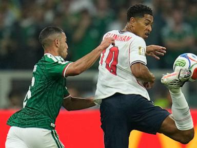Source-feed image associated with Mexico-England most watched non-US English-language World Cup match in US history