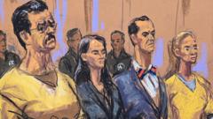 Image from linked report: Maduro pleads not guilty to new torture-related charges in New York