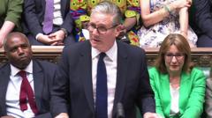 Source-feed image associated with Starmer says it's the 'end of my political journey' at his final Prime Minister's Questions