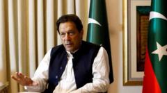 Source-feed image associated with Pakistan ex-PM Imran Khan back in jail after hospital examination