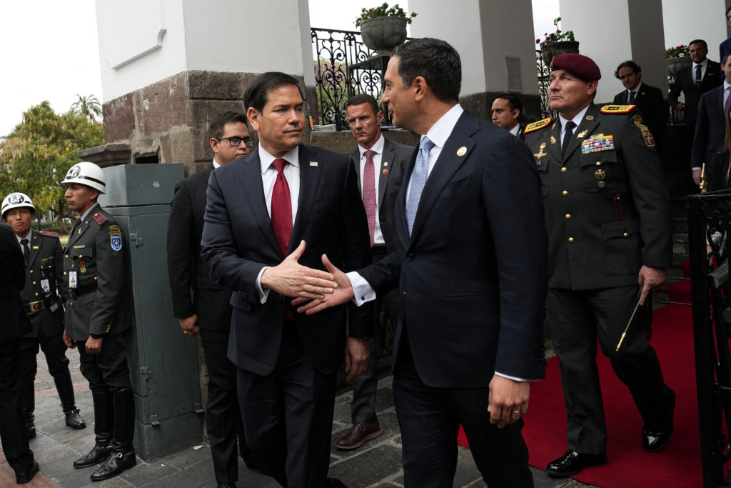 Source-feed image associated with Rubio hails Ecuador as an 'aggressive' partner in the US counterdrug push