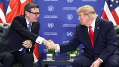Image from linked report: Chris Mason: From inside the room, how Burnham survived first Trump meeting